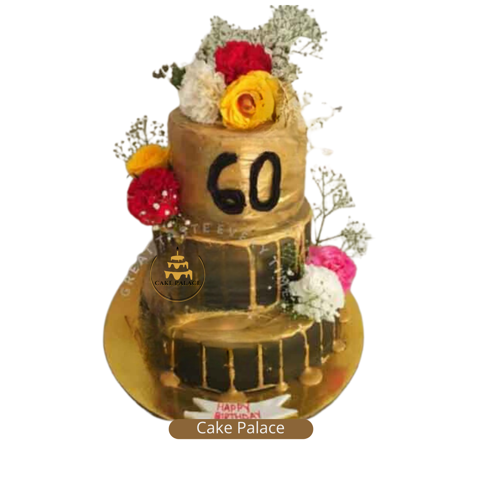 Custom cake Lahore, BEST 3-TIER GOLDEN THEME CAKE BEST 3-TIER GOLDEN THEME CAKE